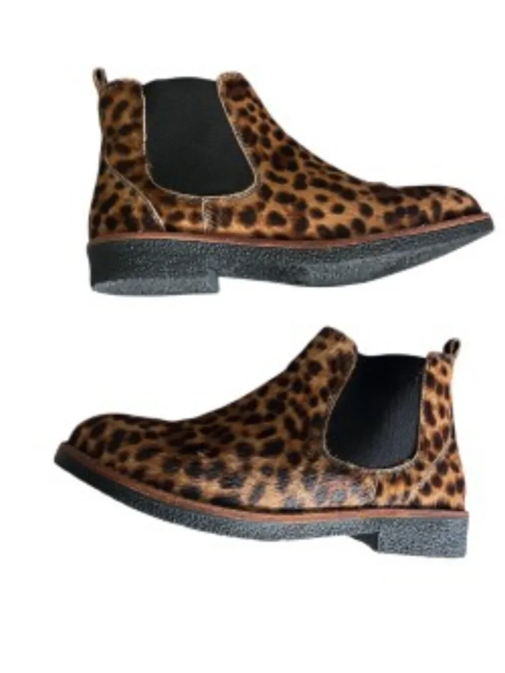Boden Calf Hair Oakington Chelsea Boots 6